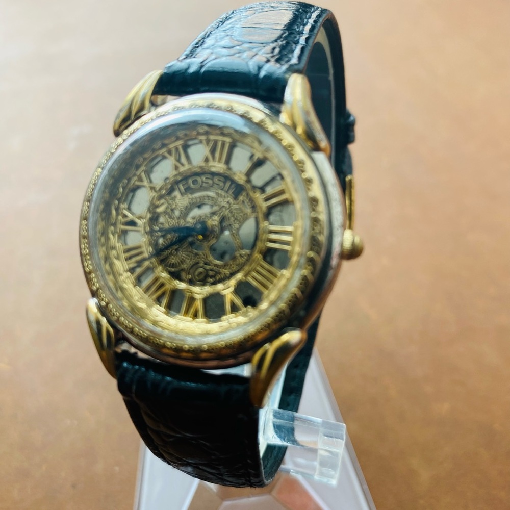 RARE 1995 FOSSIL SKELETON WATCH SK-4915 - Picture 4 of 8